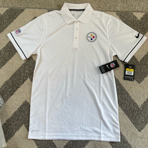 Nike official NFL on-field Steelers Polo, Men’s size small - Picture 5 of 13